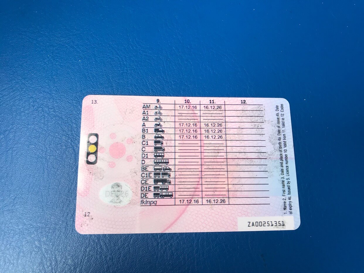 fake drivers license ireland